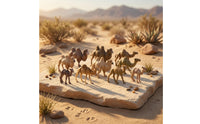 10 Pieces Camel Figurine Mini Figurine Collectible Miniature for Hobbyists, Collectors, Dioramas