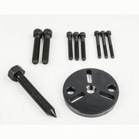 10 Pieces Universal Compressor Clutch Removal and Installation Tool Kit Heavy Duty Air Conditioning Compressor Clutch Tool Kit Compact Rebuild for DIYers, Home Garage