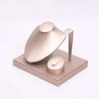 Necklace Bust with Band Holder Tabletop Necklace Display Bust Jewelry Display Stand Soft Organizer Minimalist for Jewelers