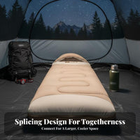 two-wayUse Design transformable Sleeping Bag All-Season Outdoor Equipment Coldresistant Portable Quilt space-saving for Office Workers, Backpackers, Camping, Backpacking, Tent, Hotel
