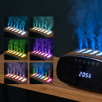 Multi Spray Humidifier RGB Lights Bluetooth Humidifier Built-in Speaker Mist Machine for Desk, Office