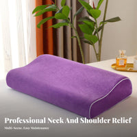 Slow Rebound Memory Foam Pillow Breathable Beauty Salon Headrest Skin-Friendly Material for Beauticians, Adults, Massage Table, Spa