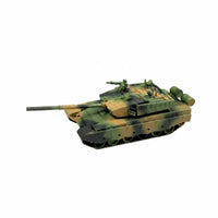 Armored Vehicle 99B Main Battle Tank Model Collectible 1/144 Scale Tank Model Display Piece Desk Decoration for Desktop