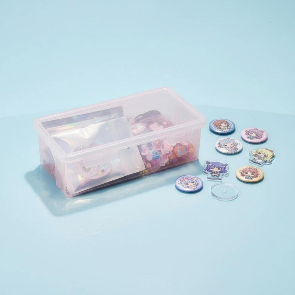 badge Collection displaycase particleprotective Individual badge displaycase Clear View Lid
