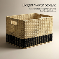 Baskets for Living Room Storage, Home Organizer Laundry Hamper, Toy Basket, Apartment Dweller Woven Basket, Decor Enthusiast Storage