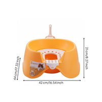 Semi-Enclosed Waste Receptacle Easy to Clean Spill-Resistant Cat Potty Pet Supplies for Cats