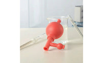 Corrosion-Resistant Three-Valve Pipette Bulb Long-Lasting Pipette Suction Bulb Quantitative Laboratory Tool One-Handed for Laboratory Technicians, Chemists