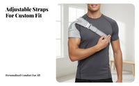 Shoulder Brace Hot/Cold Treatment Compatible Adjustable Shoulder Support