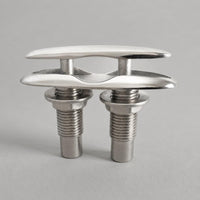 Boat Dock Cleat for Rope Fitting Polished Stanchion Base Marine Hardware for Yacht
