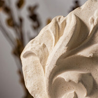 Sculpture on Stand Textured Resin Sculpture Rustic Simplicity Ornament for Entryway, Mantel