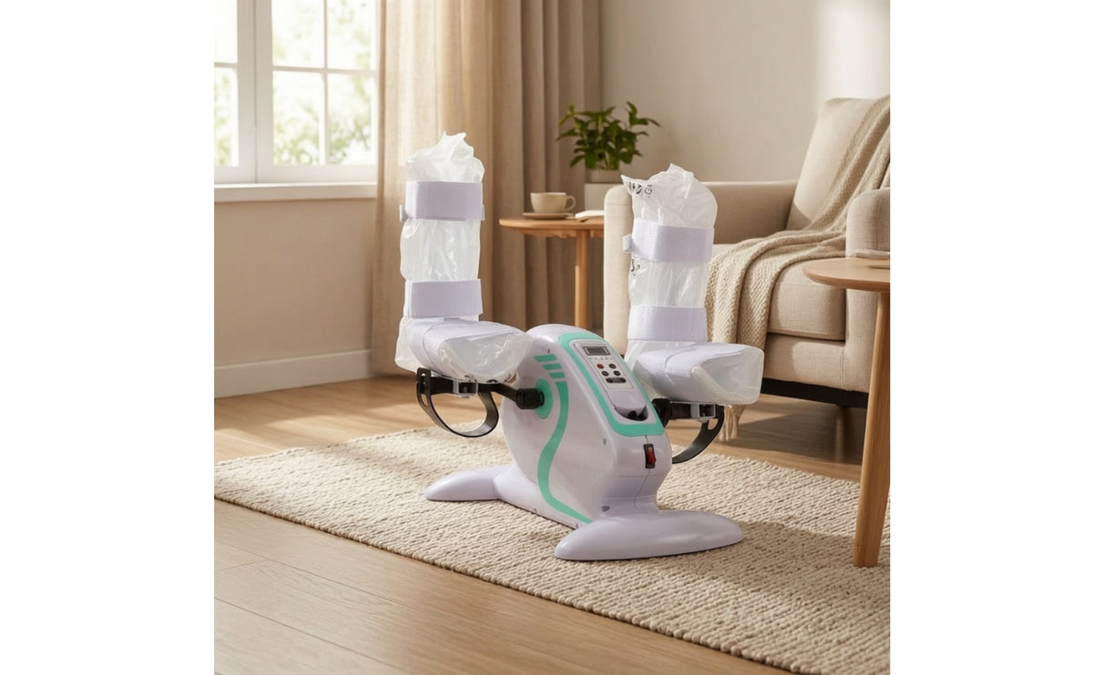 Electric Rehabilitation Pedal Exerciser Seated Electrically Powered Pedal Exerciser Compact for Seniors