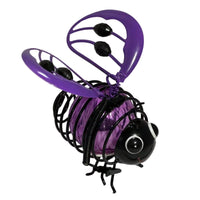 Bee Ornament with Sunlight Collector LED Sun-Powered Bee Ornament Energy-Saving for Yard