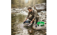5 Pieces Gold Prospecting Kit Mineral Sifting Pan with Classifier Stepped Classifier Screen for Hobbyists