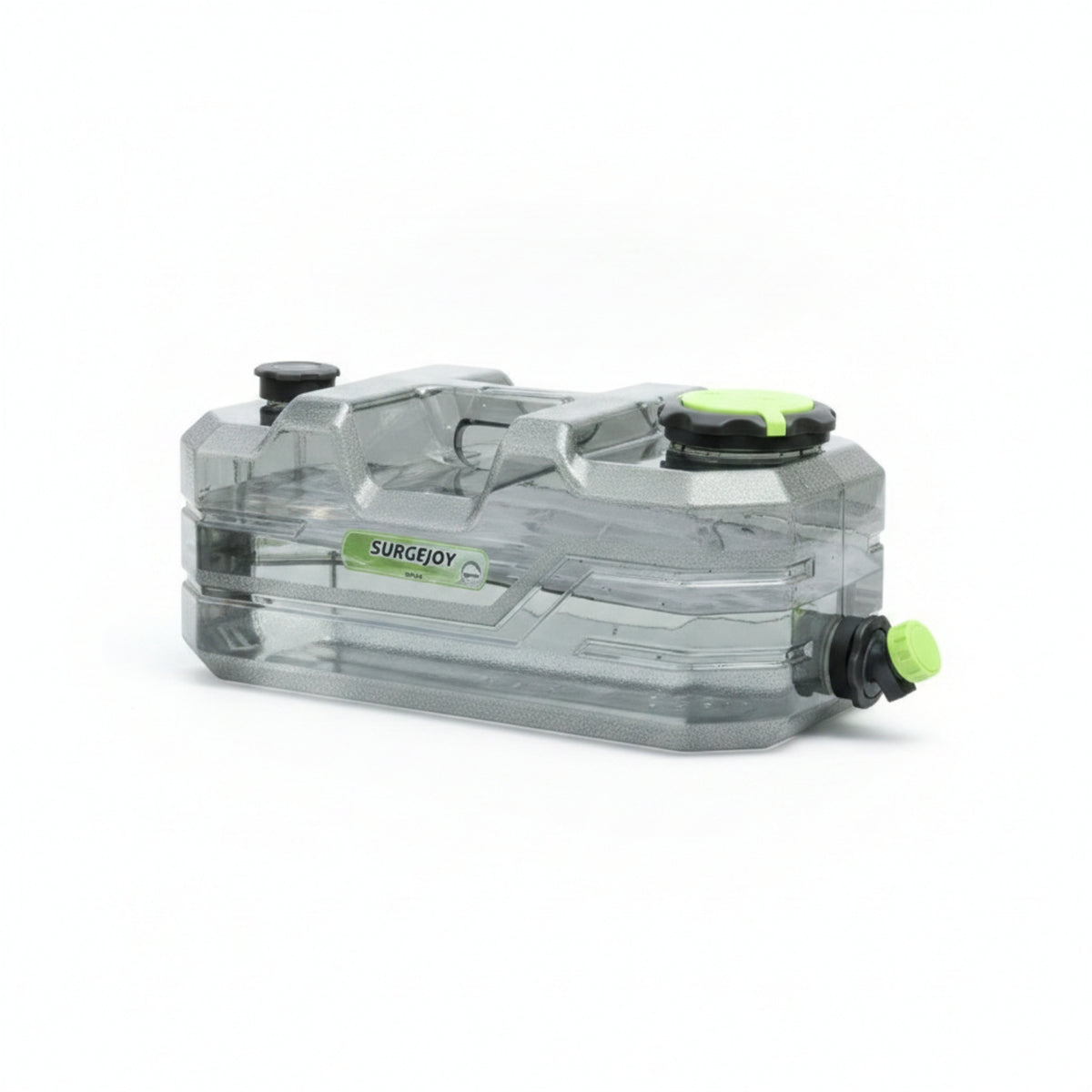 Camping Water Container Transparent Water Storage Container Household Container Faceted Screw-on Lid