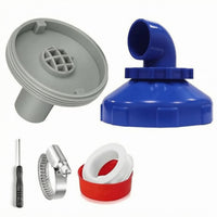 32 Mm Rotating Outlet Elbow Nozzle Angled Swimming Pool Nozzle Fitting Threaded Rotatable Pool Return Jet Plastic