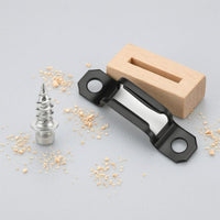 Dual-Function Connector 5 Mm Hole Arched-Handle Connector Labeled Measurements