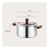 Food Grade Stainless Steel Deep Frying Pot Multipurpose Deep Fryer Pot with Basket All Stovetops Compatible Small Tempura Fryer with Basket Easy to Clean for Home Cooks
