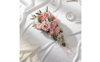 Pink Teardrop Floral Arrangement Photo Prop Bridal Teardrop Floral Arrangement