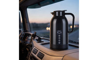 Vehicle Electric Kettle 12V-24V Electric Travel Kettle Temperature Holding Hot for Truckers, Commuters, Road Trips, Truck