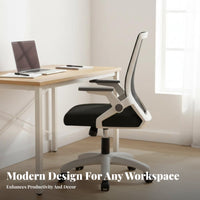 Latex pad Ergonomic Task Chair Adjustable Height Mesh spine Rolling Chair Support rotate Seat Sturdy Construction for Remote Workers, gaming enthusiasts, Students, Study Room, Workspace