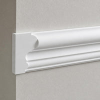 PU Faux Plaster Crown Molding for TV Background Wall Decor