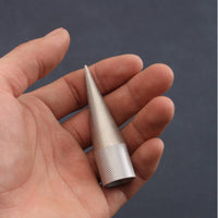 Precision Grinding Leather Punch Grinder Sharpens Inner and Outer Edges Round Punch Grinder Metal Cone Honing Tool Long-Lasting for DIY Crafters, Craft Room, Workshop