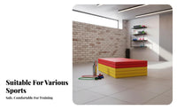 Judo Mat Non-Slip Tatami Mat Cushioning Support Grappling Floor Tile for Fighting Artists, Wrestlers, Competition Venue, School, Workout