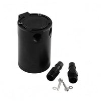 Drainable Oil-Gas Separator Universal Oil Separator Cylindrical Crankcase Vent Collector Can Metal for Automotive Engine Bay
