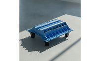 Molded Cylinder Component Tray with Pegs Low-Height Engine Component Organizing Tray Multi-Compartment Organizer Sturdy for Mechanics, Workshop, Repair Bench