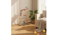 Wooden Bird Activity Center Bird Playstand Interactive Parrot Playstand for Parrots, Indoor