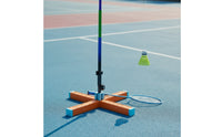 Solo Badminton with Elastic Pole User-Friendly Badminton with Telescopic Elastic Rod Glowing for Court