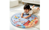 Marine Animal Water Play Mat Thickened Inflatable Water Mat Sealed Baby Splash Pad Smooth Vinyl for Tummy Time, Crawling Practice