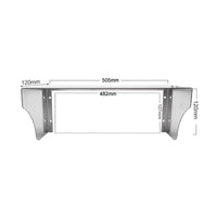 Outdoor Rain Cover with Open Bottom Stainless Steel Wall Mounted Defensive Cover Weather Guard Weatherproof Canopy