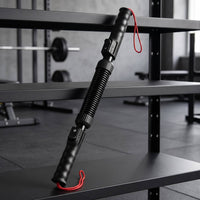 Adjustable Forearm Exerciser with Wrist Cords Spring-Loaded Wrist Exerciser Non-Slip Arm Strength Bar Heavy-Duty for Climbers, Athletes, Home Gym