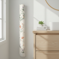 Pipe Cover Decorative French Style Waterproof Sticker for Gas, Heating, and Bathroom Pipes