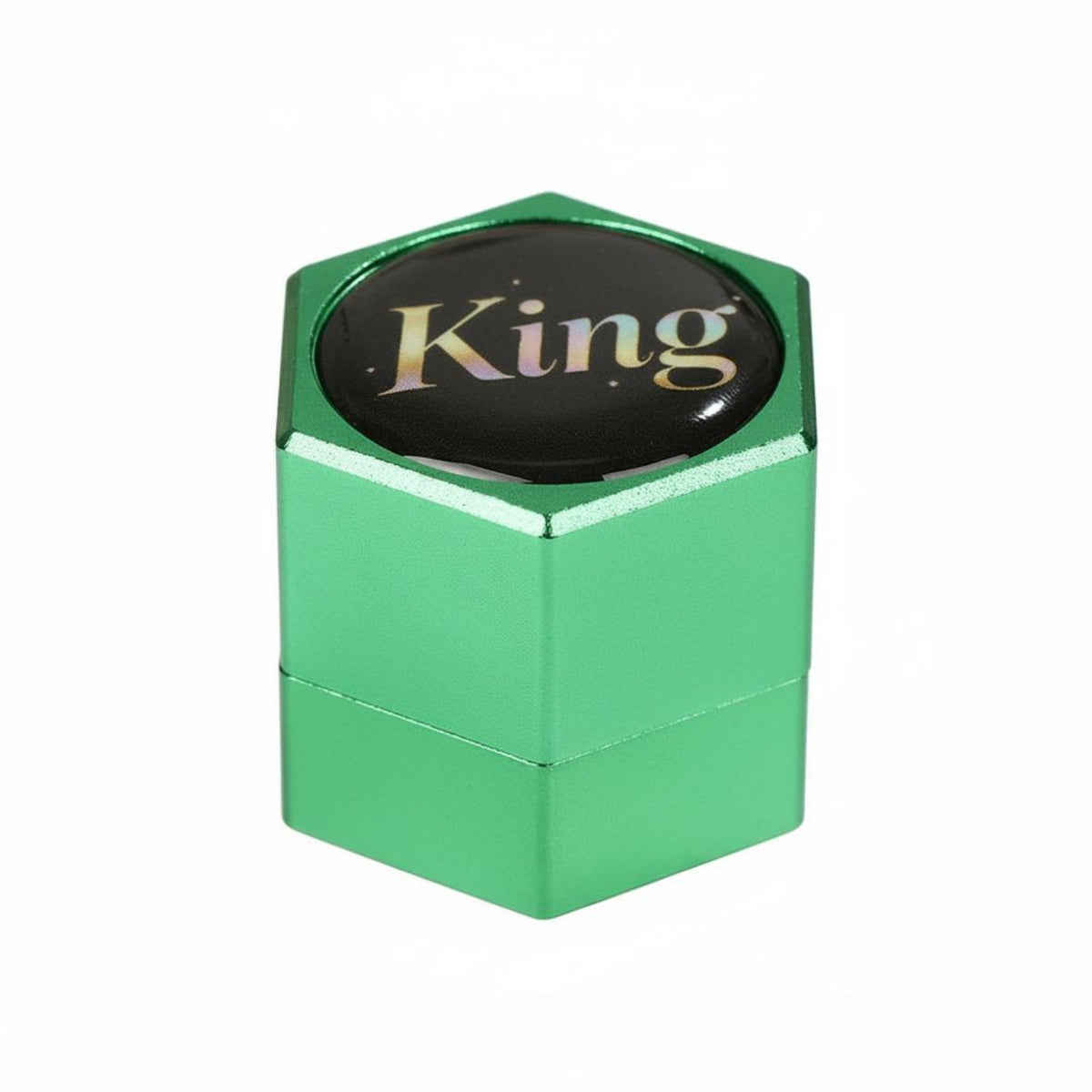 Corrosion-Resistant Hexagonal Billiard Chalk Container Metal Pool Chalk Case for Game Room