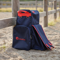 Multi Compartment Riding Bag Heavy Duty Equestrian Helmet Bag gearResistant for Travel, Stable
