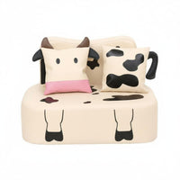With Backrest creatureShaped Loveseat Soft and Comfortable children's Furniture Easy to Clean Toddler Couch Stain-Resistant for Preschoolers, Toddlers, Parents, Kindergarten, Daycare Center, Playroom, book corner