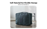 Waterproof Toiletry Case Fashionable Patterns Zippered Travel Wash Bag Lightweight Portable Makeup Organizer for Women, Adults, Vacation, Airport, Gym