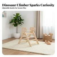 Develops Physical Skills Wooden Climbing Triangle Stimulates Creativity Solid Wood Climbing Frame Adjustable Foldable Toddler Ladder Finish-Coating-Coating-Free for Toddlers, Preschoolers, Playroom, Indoor, Nursery, Living Room