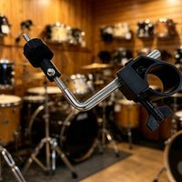 Easy to Adjust Drum Clamp with L-Rod Stable Clamp with L-Arm Sturdy Percussion Mount Secure for Rehearsal Rooms