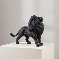 Sculptural Geometric Lion Sculpture