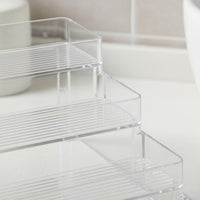 Space-Saving Floating Cosmetic Holder Large Capacity Clear Wall Mounted Organizer Long-Lasting Clear Acrylic Wall Organizer Easy to Clean for Students, Renters, Bedroom, Dorm Room, Kitchen