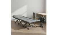 Multi-Functional Office Rest Bed Easy Storage Single Folding Cot Heavy Duty Portable Sleeping Cot Breathable Material for Camping, Travel
