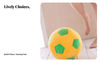 Soccer Ball Stuffed Toy Great Gift Idea Stuffed Football Pillow PP Filling Stuffed Soccer Ball for Kids, Young Children, Playroom, Game Room