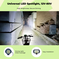 12V-80V LED Spotlight waterproof