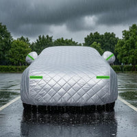 Thickened Quilted Car Cover Padded Full Car Cover Mirror Pockets Vehicle Accessory Enveloping