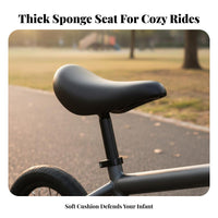Soft and Comfortable Kids Bike Seat with Post Thick Padding Child Bike Seat Post Set Ergonomic Design