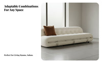 Asymmetrical Curved Sofa Nordic Design Curved rear Sofa distinctive Shape Couch for Business Owners, Interior Designers, Living Room, Reception Area, Lobby