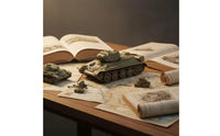 Tank Model Kit 1/72 Scale WW2 Tank Model Kit Fast Assembly Toy for Beginners